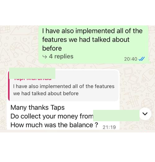 Client message 1