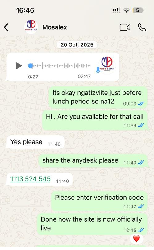Client message 10