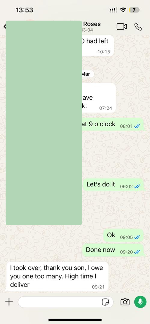 Client message 14