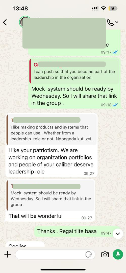Client message 16
